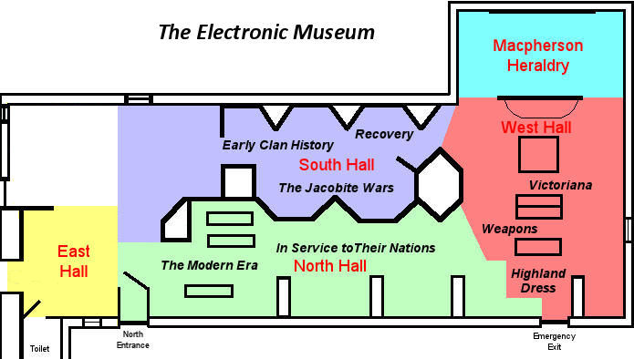 Virtual Museum Hall plan