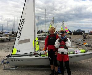 Katie and Gillies Munro recently attended the RS Feva Worlds at Hayling Island